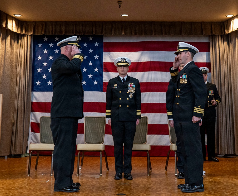 USS Maine (SSBN 741) Gold Crew Changes Command