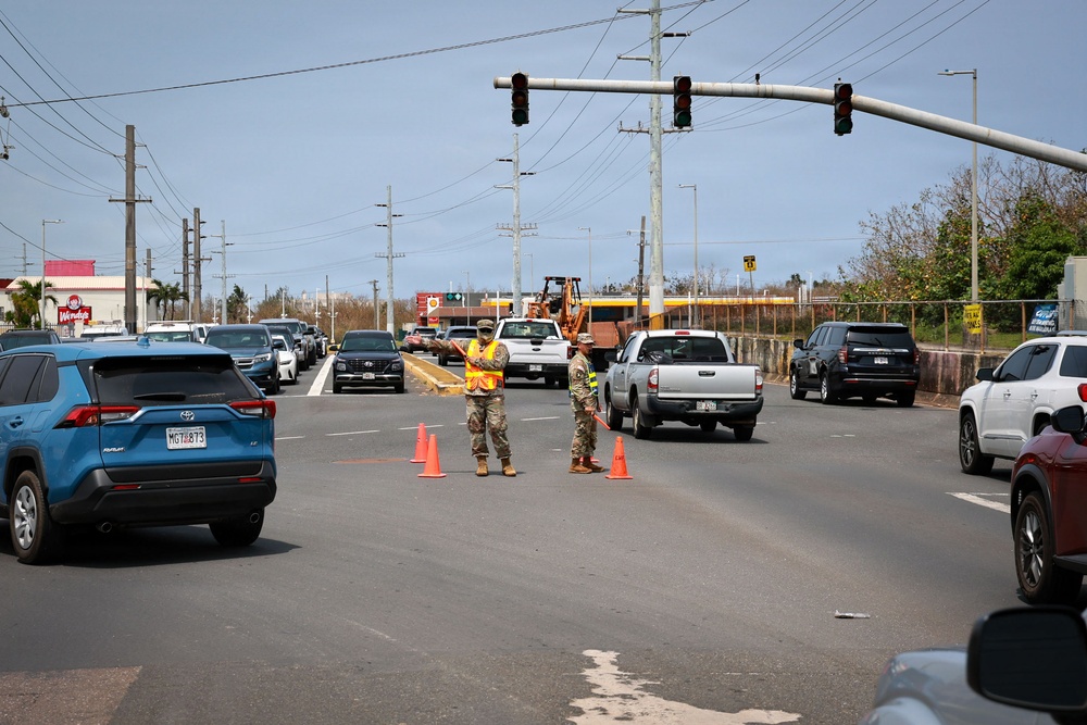 Guam National Guardsmen respond to Typhoon Sinlaku damages