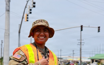 Guam National Guardsmen respond to Typhoon Sinlaku damages