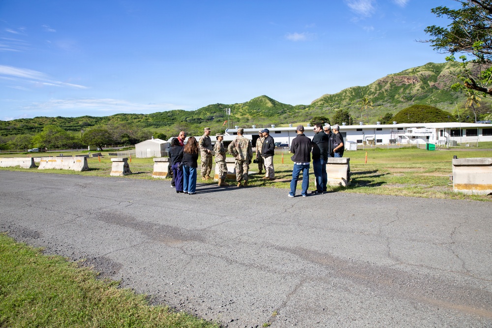 Hawaii National Guard conducts aerial assessment with emergency management leaders following storms