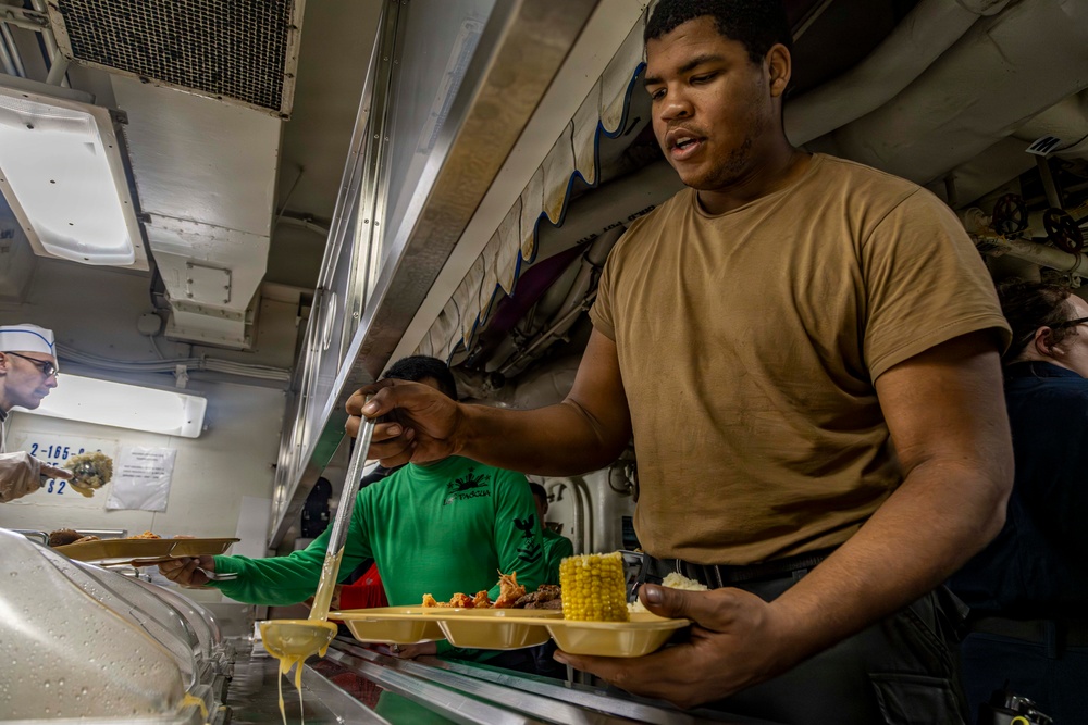 Abraham Lincoln Serves Lunch