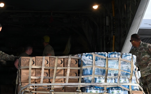 374th Air Wing flies typhoon relief supplies to Saipan