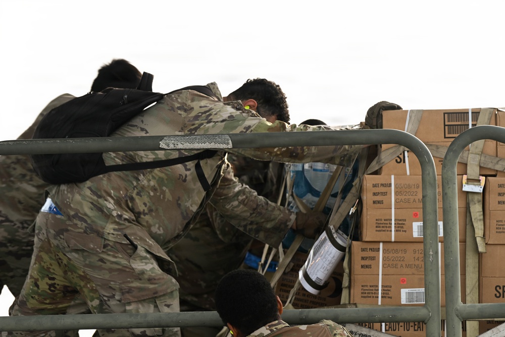 374th Airlift Wing flies typhoon relief supplies to Saipan