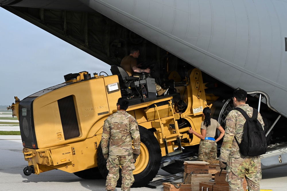 374th Airlift Wing flies typhoon relief supplies to Saipan