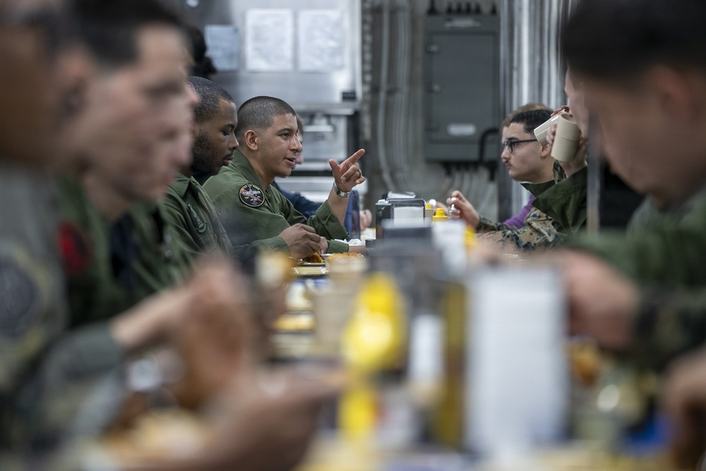 USS Tripoli Serves Lunch