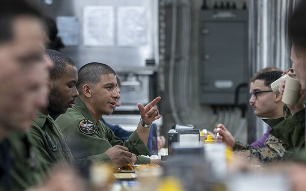 USS Tripoli Serves Lunch