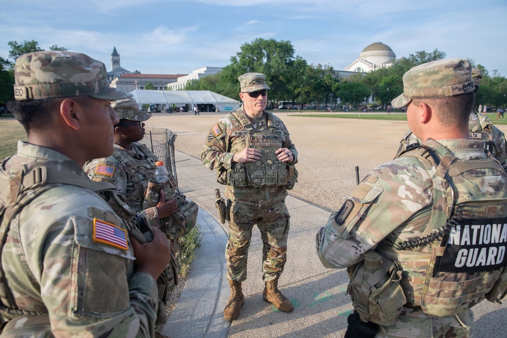 JTF-DC Commanding General Battlefield Circulation