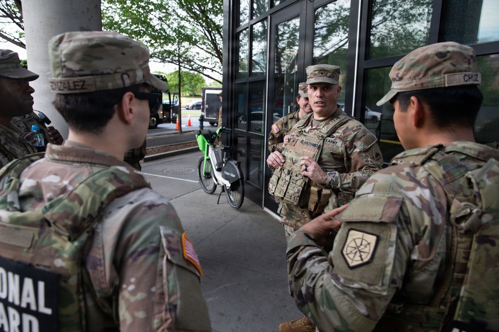 JTF-DC Commanding General Battlefield Circulation