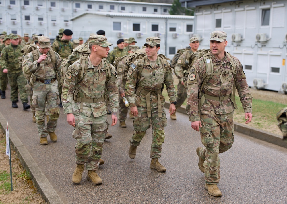 U.S. Soldiers participate in memorial ruck with NATO allies in Lithuania