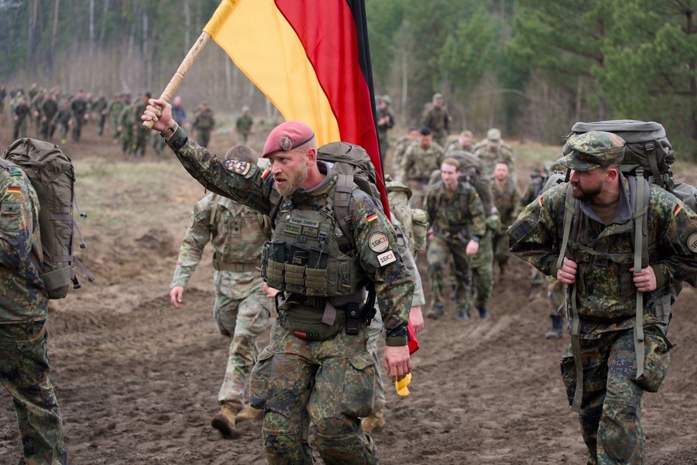 U.S. Soldiers participate in memorial ruck with NATO allies in Lithuania