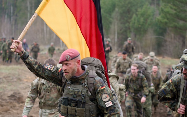 U.S. Soldiers participate in memorial ruck with NATO allies in Lithuania