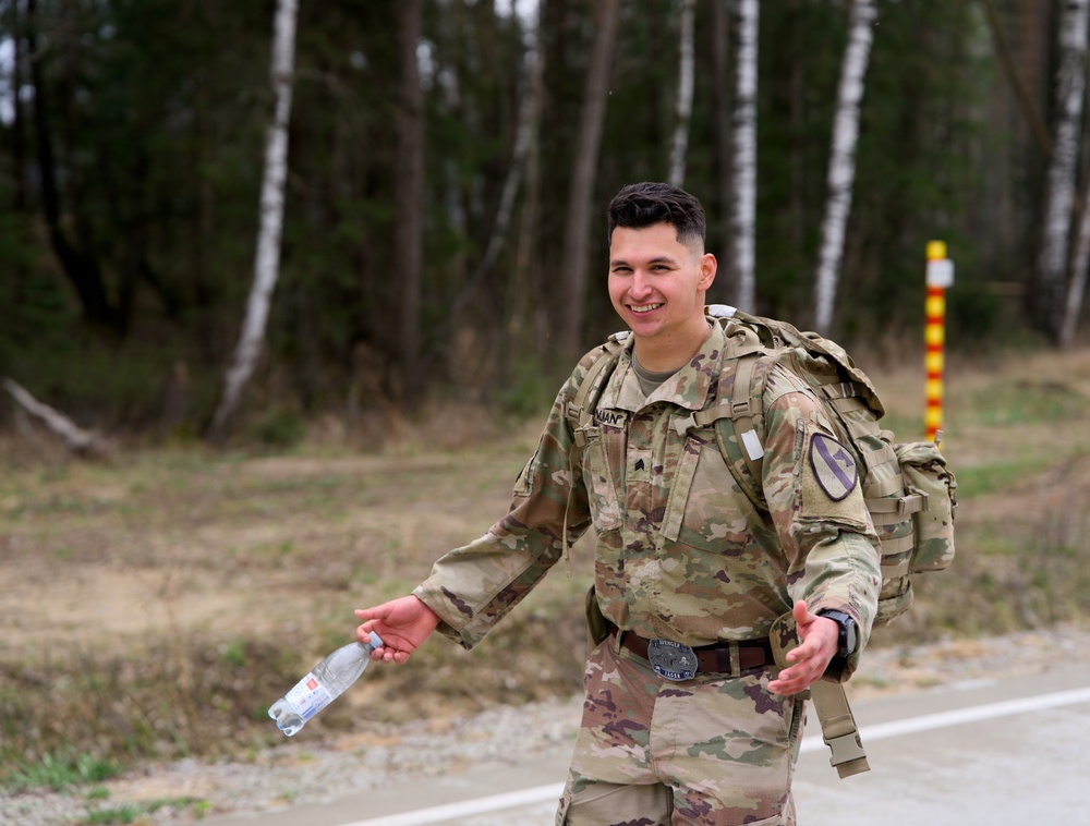 U.S. Soldiers participate in memorial ruck with NATO allies in Lithuania