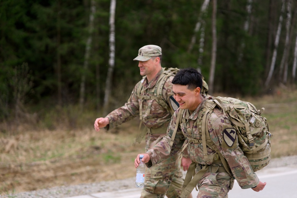 U.S. Soldiers participate in memorial ruck with NATO allies in Lithuania