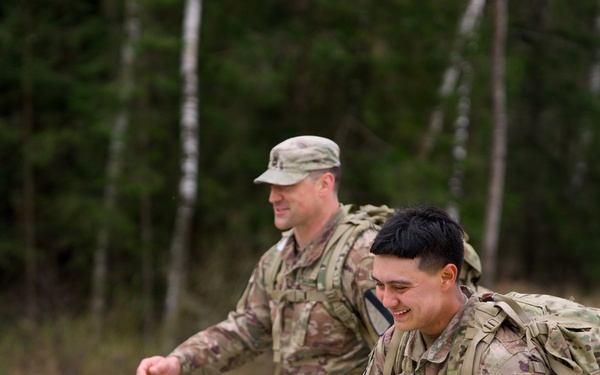 U.S. Soldiers participate in memorial ruck with NATO allies in Lithuania