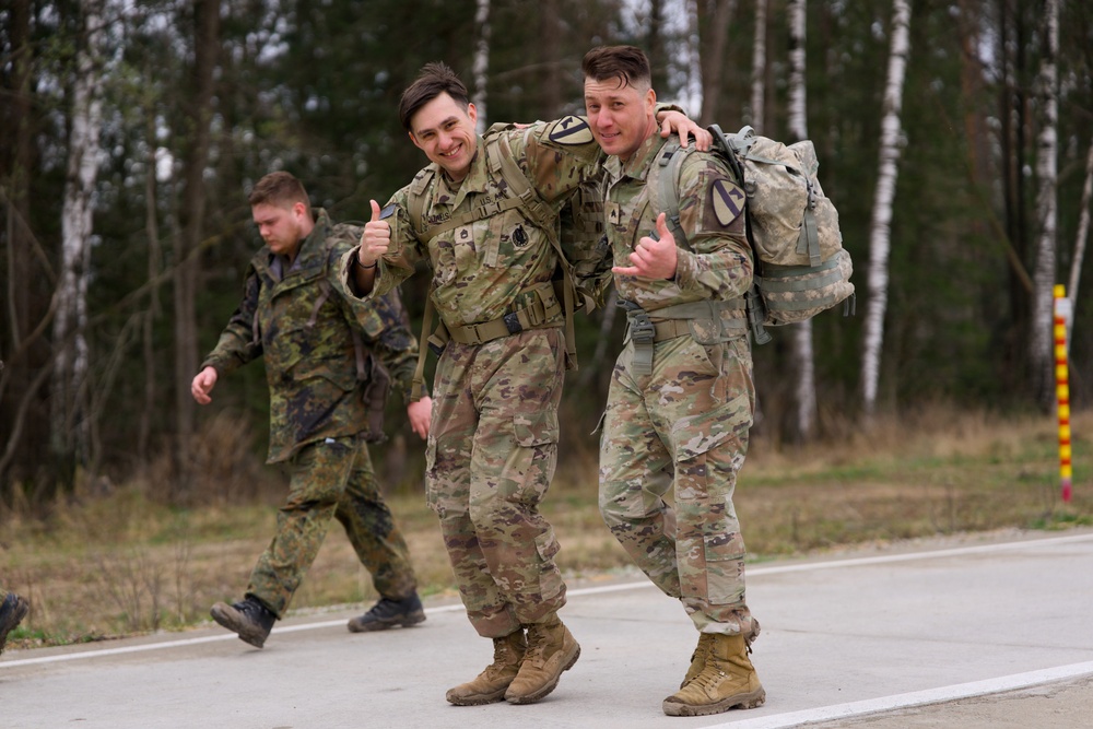 U.S. Soldiers participate in memorial ruck with NATO allies in Lithuania
