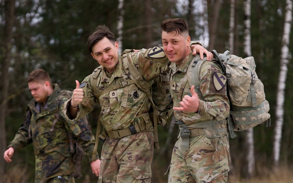 U.S. Soldiers participate in memorial ruck with NATO allies in Lithuania