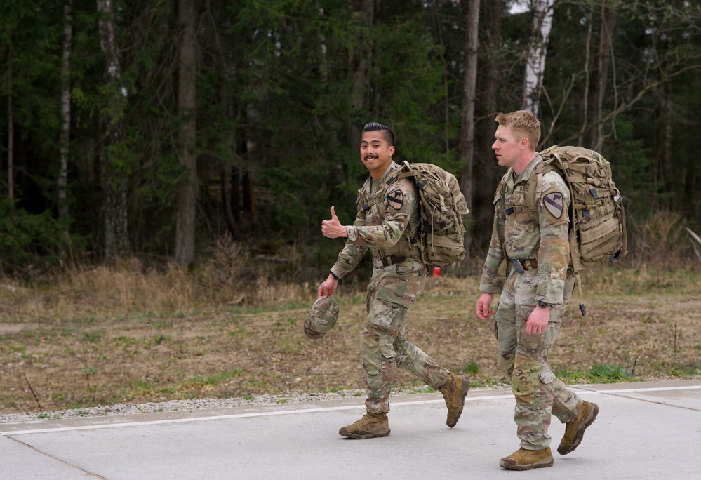U.S. Soldiers participate in memorial ruck with NATO allies in Lithuania