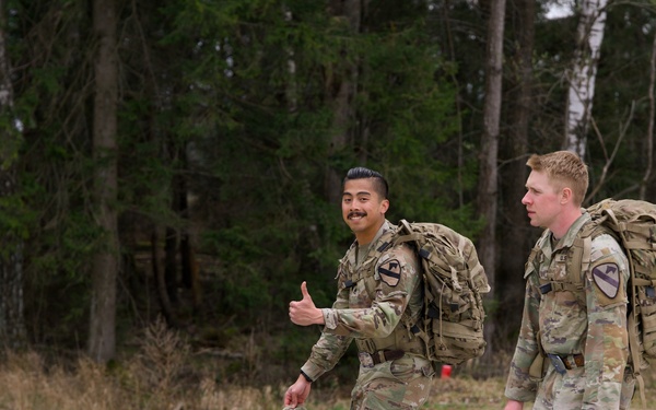 U.S. Soldiers participate in memorial ruck with NATO allies in Lithuania