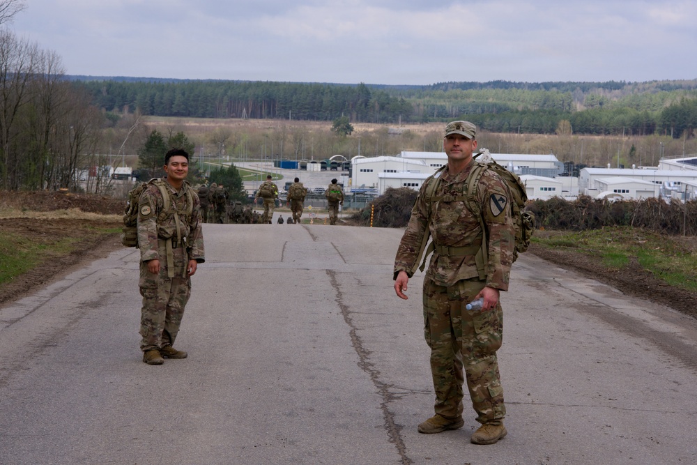 U.S. Soldiers participate in memorial ruck with NATO allies in Lithuania