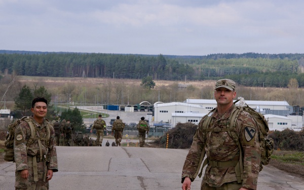 U.S. Soldiers participate in memorial ruck with NATO allies in Lithuania