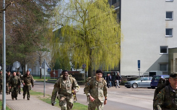 U.S. Soldiers participate in memorial ruck with NATO allies in Lithuania