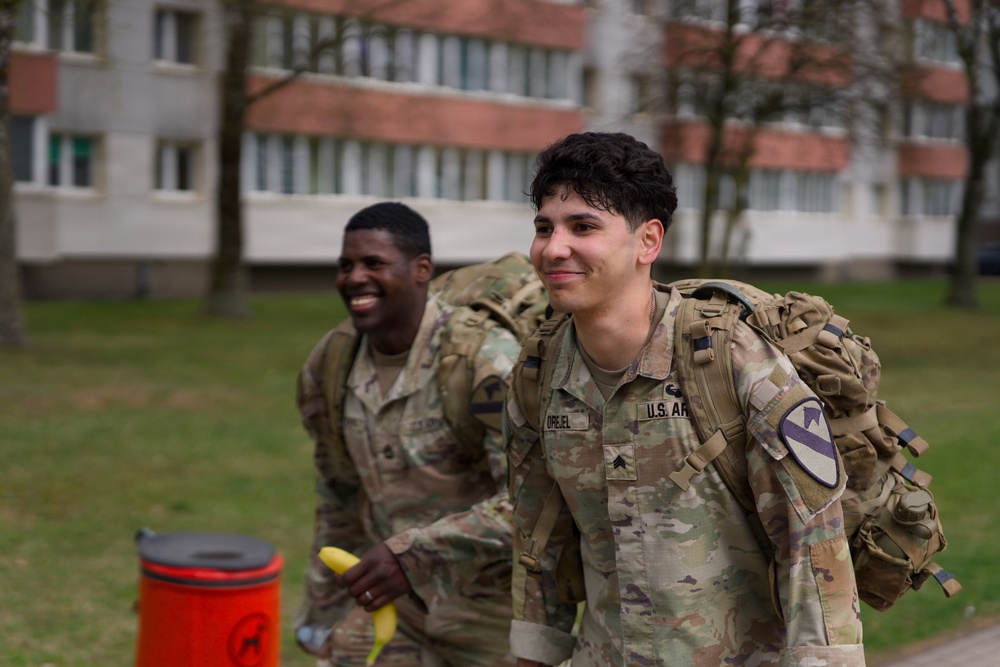 U.S. Soldiers participate in memorial ruck with NATO allies in Lithuania