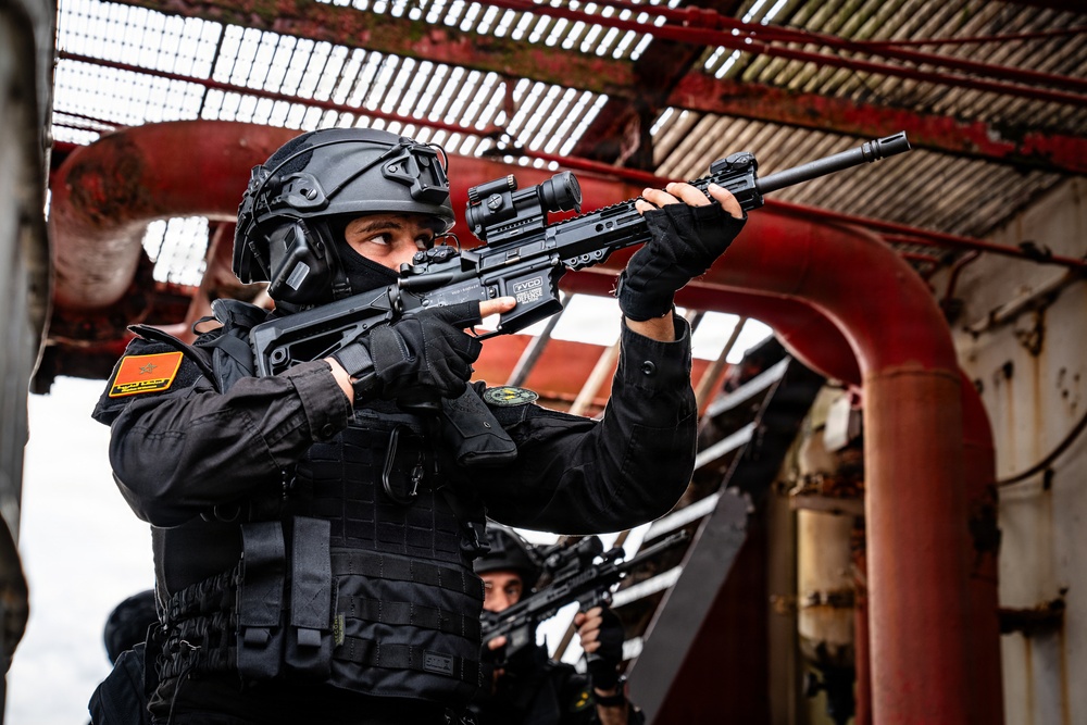 Multinational forces conduct maritime close-quarters combat and medical evacuation training