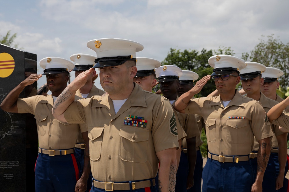 Fleet Week Houston wreath-laying ceremony