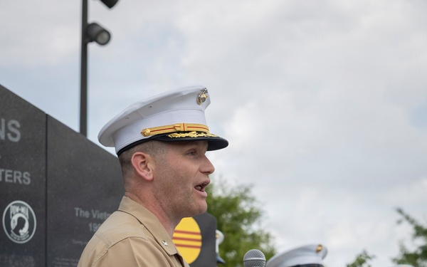 Fleet Week Houston wreath-laying ceremony