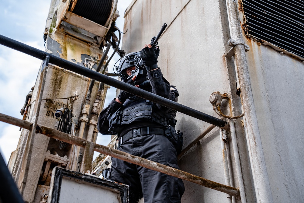 Multinational forces conduct maritime close-quarters combat and medical evacuation training