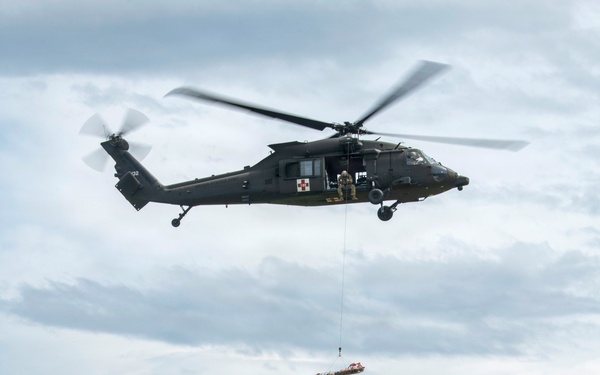 Water Rescue Team Air Mobility Exercise