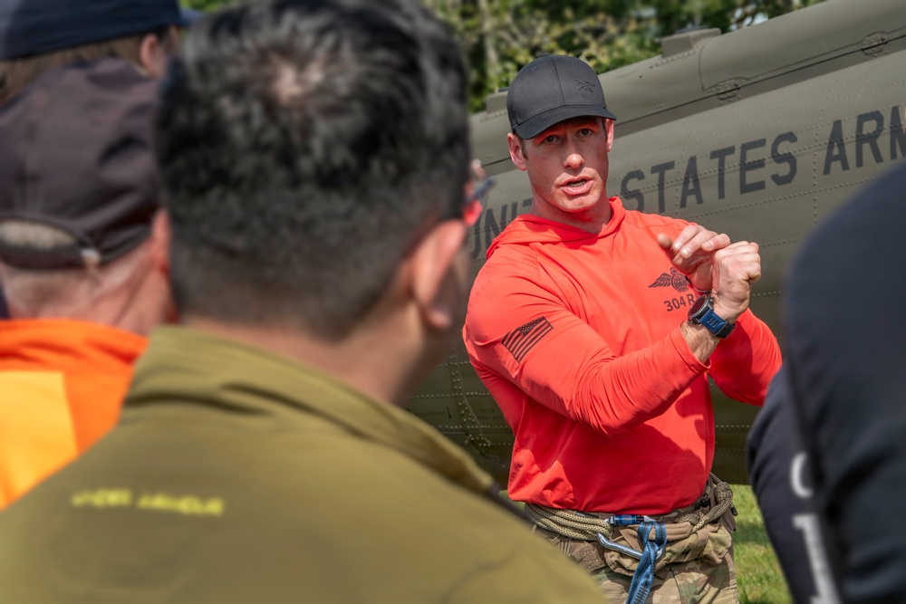 Water Rescue Team Air Mobility Exercise