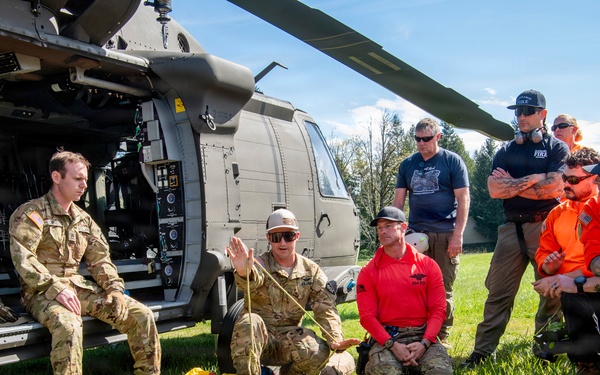Water Rescue Team Air Mobility Exercise