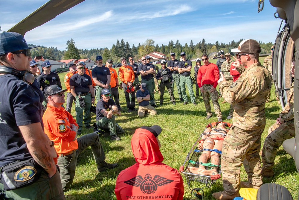 Water Rescue Team Air Mobility Exercise