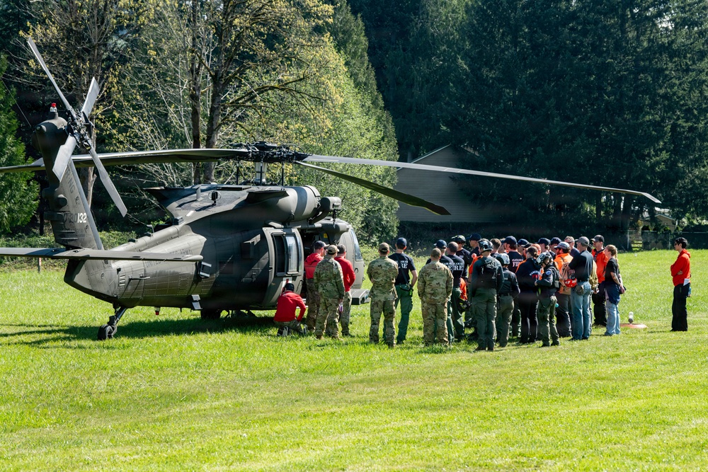 Water Rescue Team Air Mobility Exercise