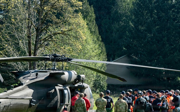 Water Rescue Team Air Mobility Exercise