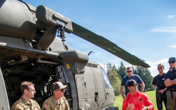 Water Rescue Team Air Mobility Exercise
