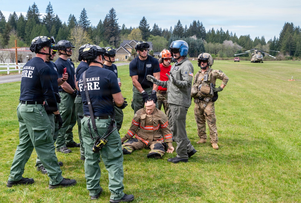 Water Rescue Team Air Mobility Exercise