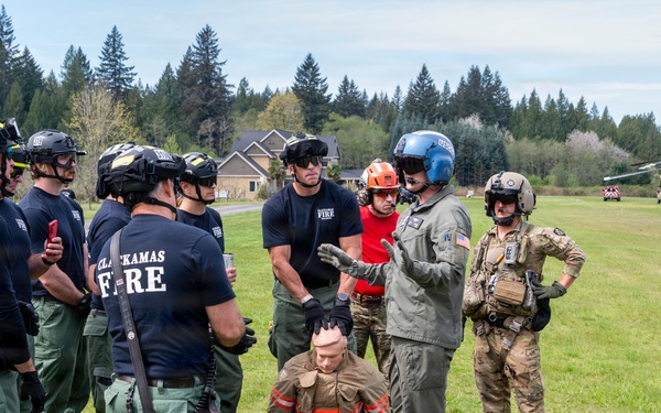 Water Rescue Team Air Mobility Exercise