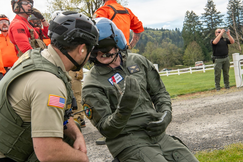 Water Rescue Team Air Mobility Exercise