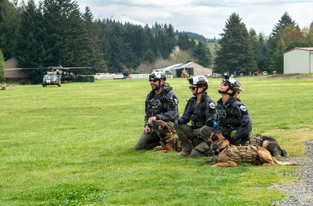 Water Rescue Team Air Mobility Exercise