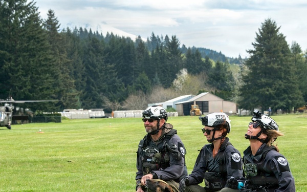 Water Rescue Team Air Mobility Exercise