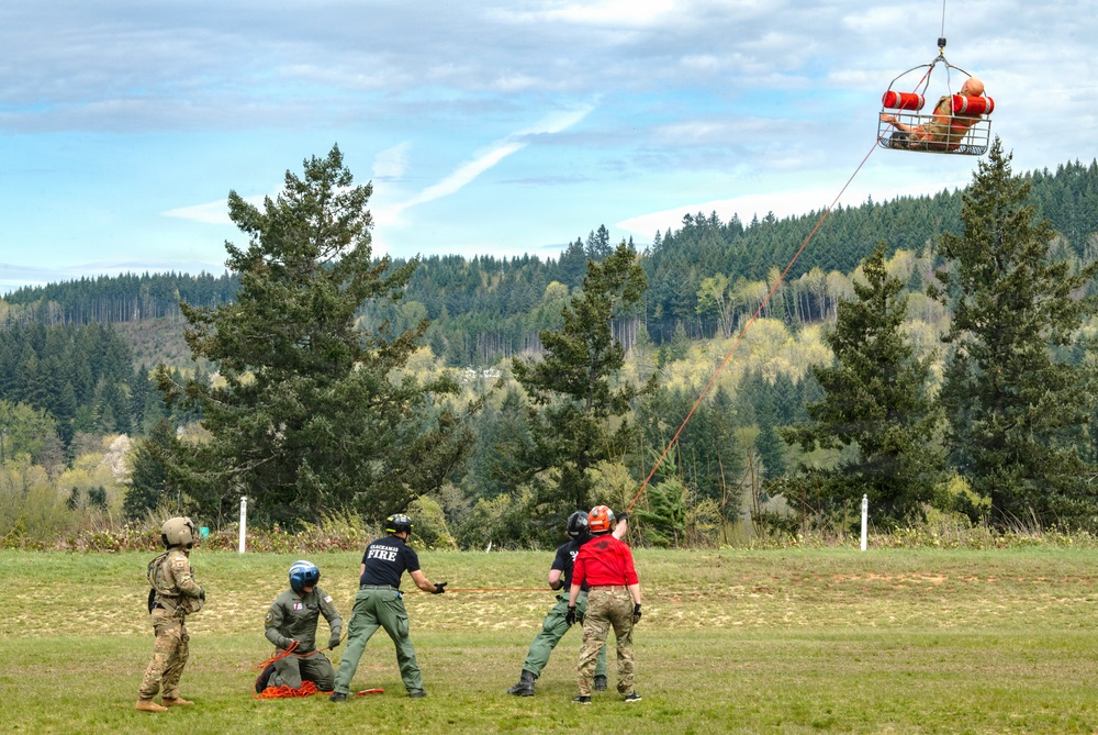Water Rescue Team Air Mobility Exercise