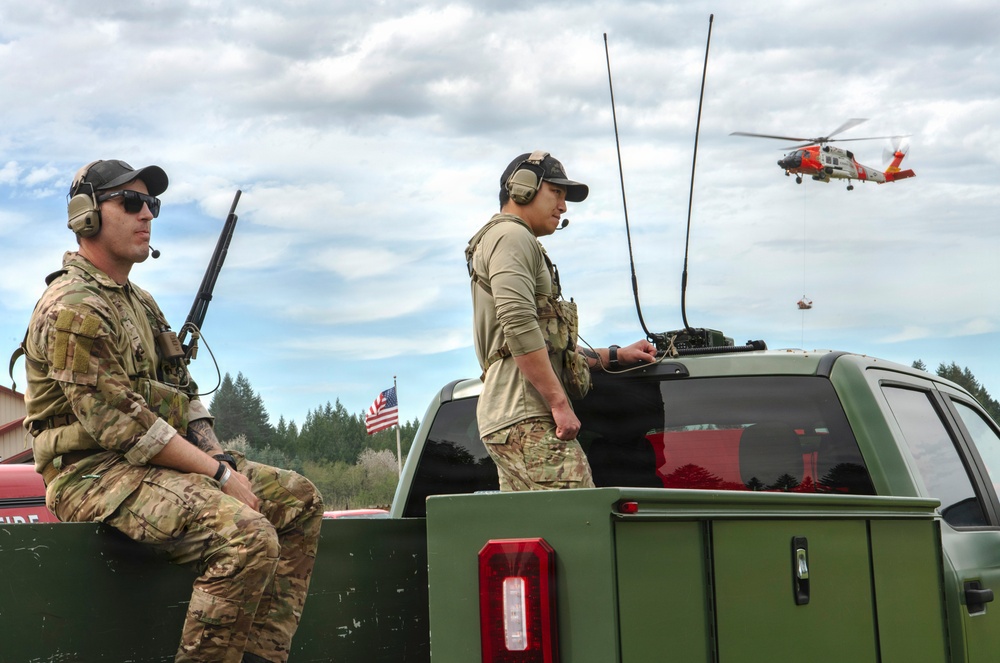 Water Rescue Team Air Mobility Exercise
