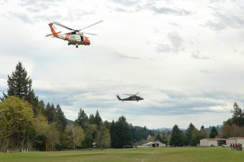 Water Rescue Team Air Mobility Exercise