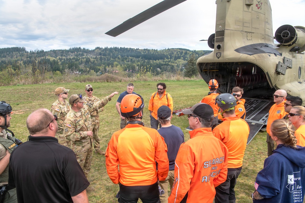 Water Rescue Team Air Mobility Exercise
