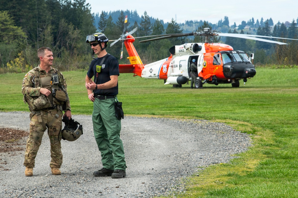 Water Rescue Team Air Mobility Exercise