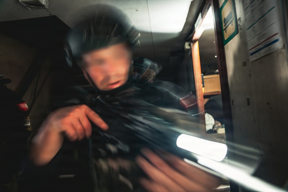 Multinational forces conduct maritime close-quarters combat and medical evacuation training