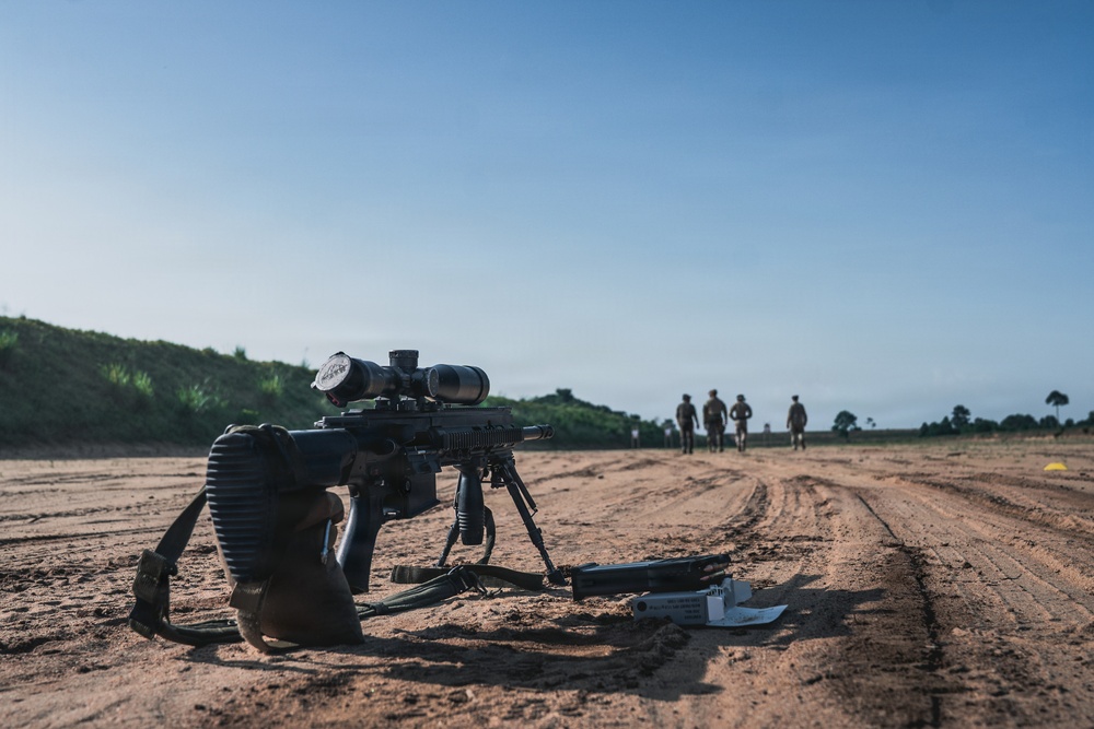 Multinational special operations forces execute sniper training during Flintlock 26