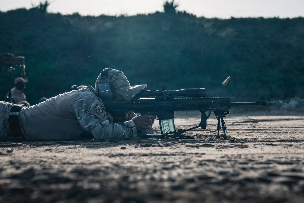 Multinational special operations forces execute sniper training during Flintlock 26